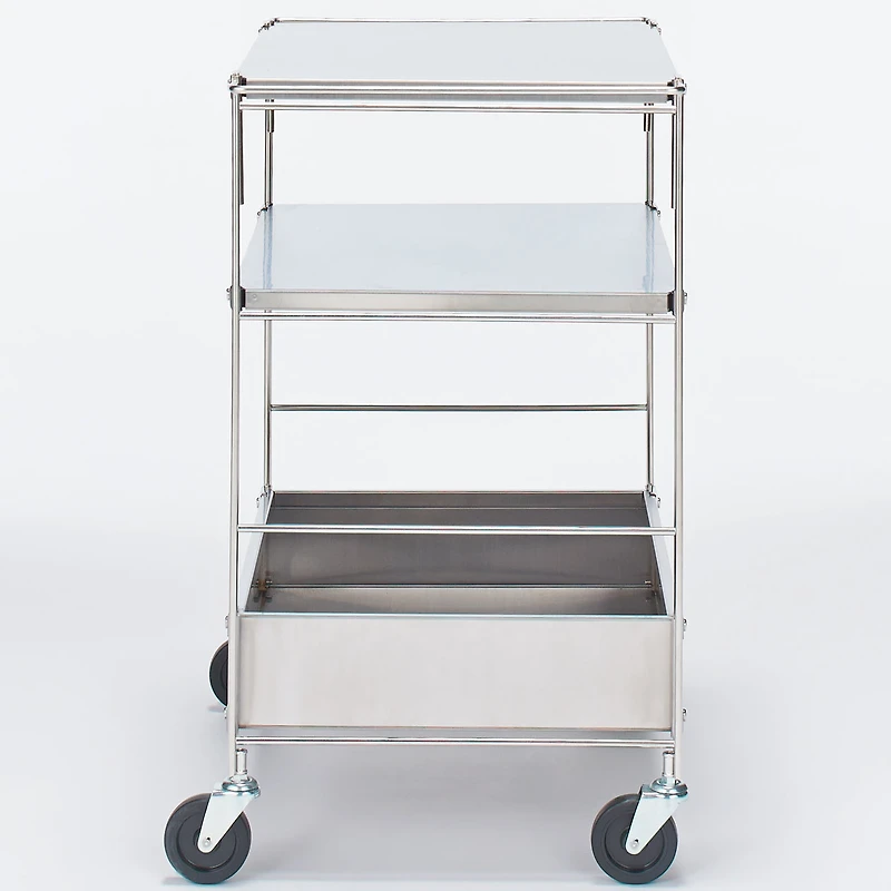 SUS Shelving Unit - Stainless Steel Wagon Set