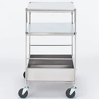 SUS Shelving Unit - Stainless Steel Wagon Set