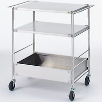 SUS Shelving Unit - Stainless Steel Wagon Set