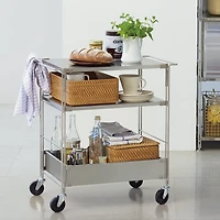 SUS Shelving Unit - Stainless Steel Wagon Set