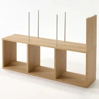 Additional Stacking Shelf - Oak - 3 Tiers
