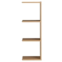 Additional Stacking Shelf - Oak - 3 Tiers