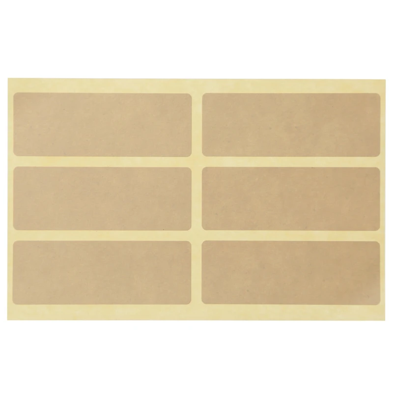 Index Labels for Polypropylene Storage