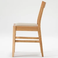 Oak Cushioned Seat Chair