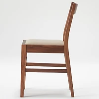 Walnut Cushioned Seat Chair