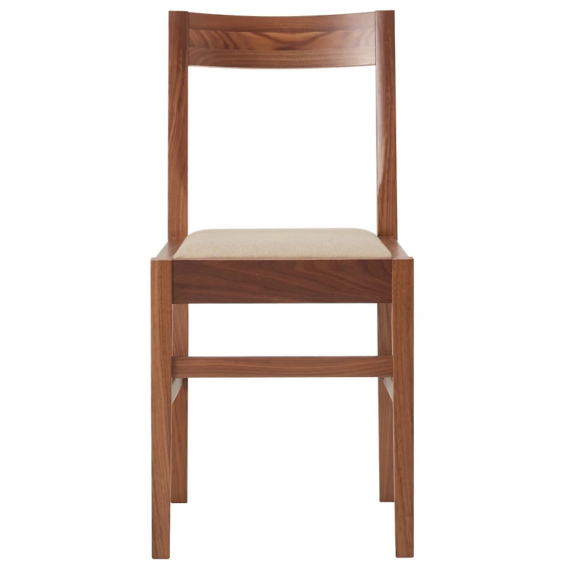 Walnut Cushioned Seat Chair