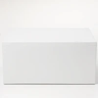 Polypropylene Storage Case 2 Drawer White Grey - Deep (W26 x D37 x H17.5 cm)