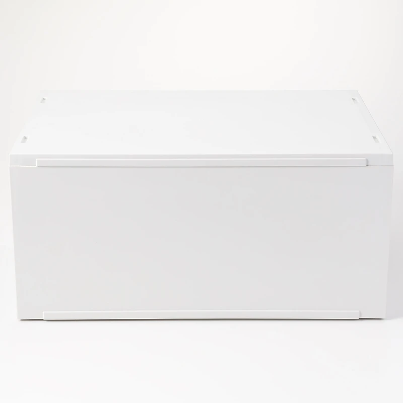 Polypropylene Wide Storage Case White Grey