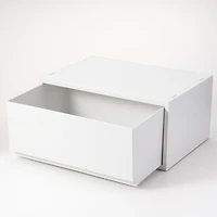 Polypropylene Wide Storage Case White Grey