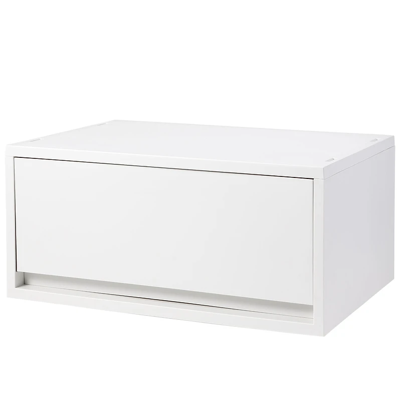 Polypropylene Wide Storage Case White Grey