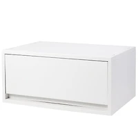 Polypropylene Wide Storage Case White Grey