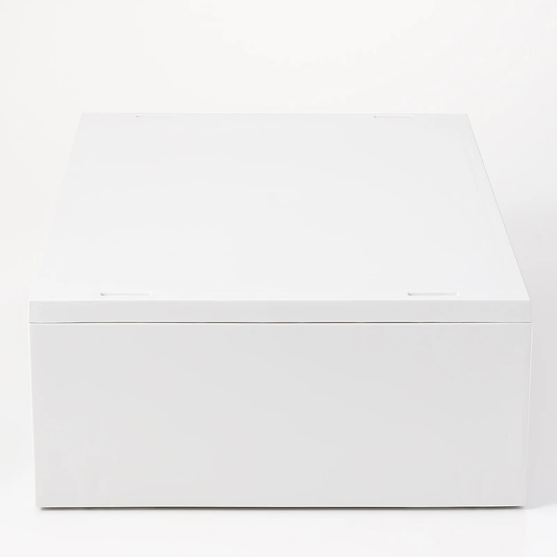 Polypropylene Wide Storage Case White Grey