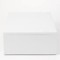 Polypropylene Wide Storage Case White Grey