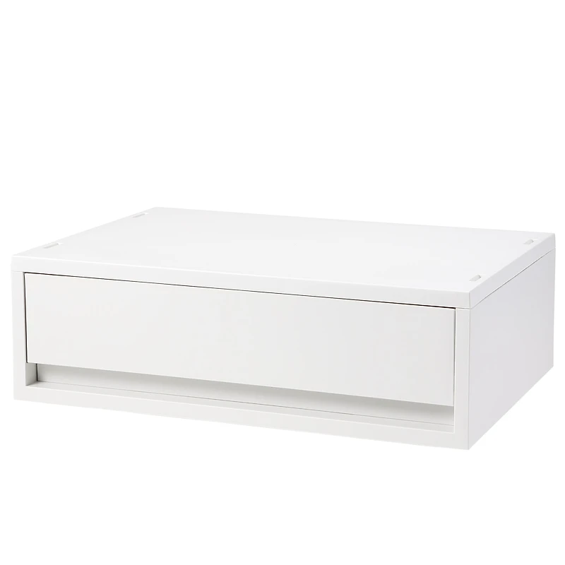 Polypropylene Wide Storage Case White Grey