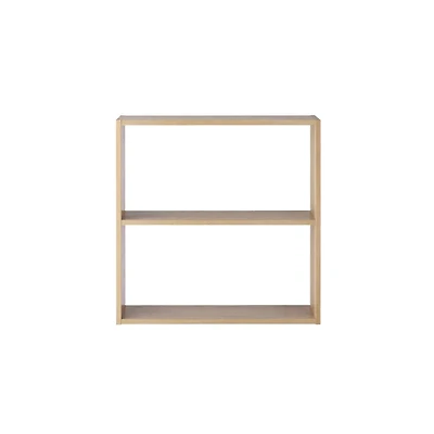 Stacking Shelf - Oak - Wide Type - 2 Tiers