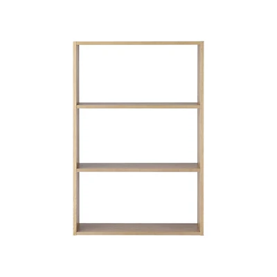 Stacking Shelf - Oak - Wide Type - 3 Tiers
