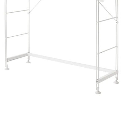 SUS Shelving Unit Frame Reinforcement Part - White Grey