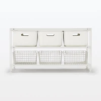 SUS Shelving Unit - White Grey - Wide - Mini