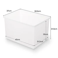 Polypropylene Storage Box Wide Deep