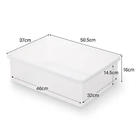 Polypropylene Storage Box Wide Medium