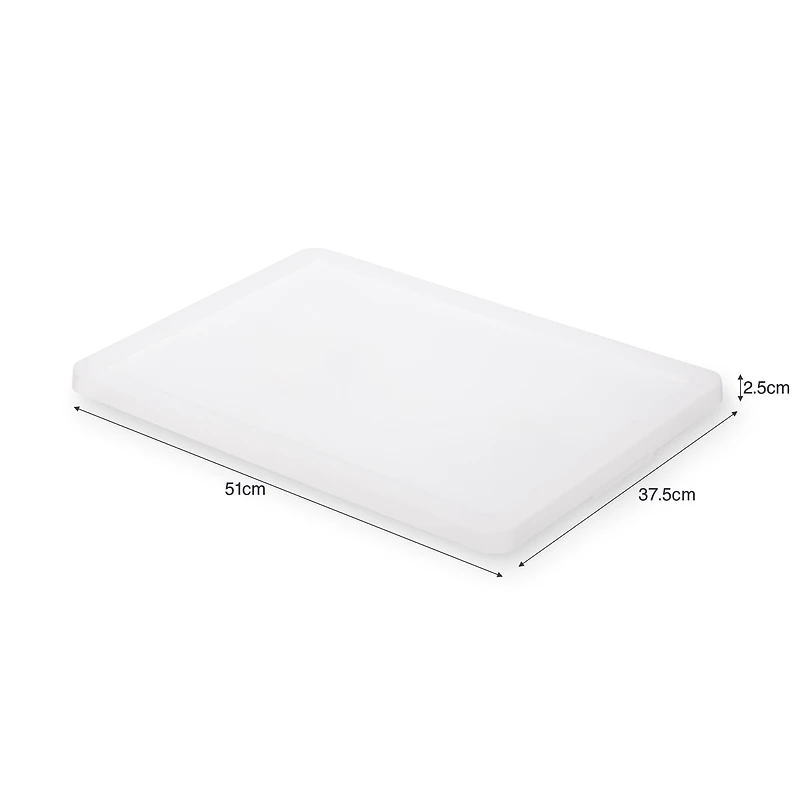 Polypropylene Storage Box Wide Lid
