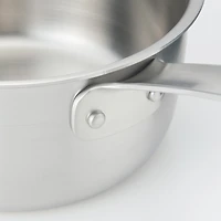 Stainless Aluminium 3-Layer Steel Saucepan 1.5L