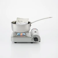 Stainless Aluminium 3-Layer Steel Saucepan 1.5L