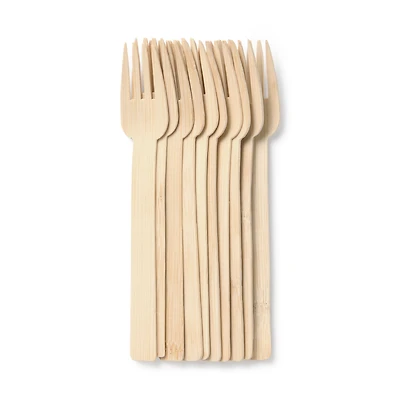 Bamboo Compostable Forks (10 Pack)