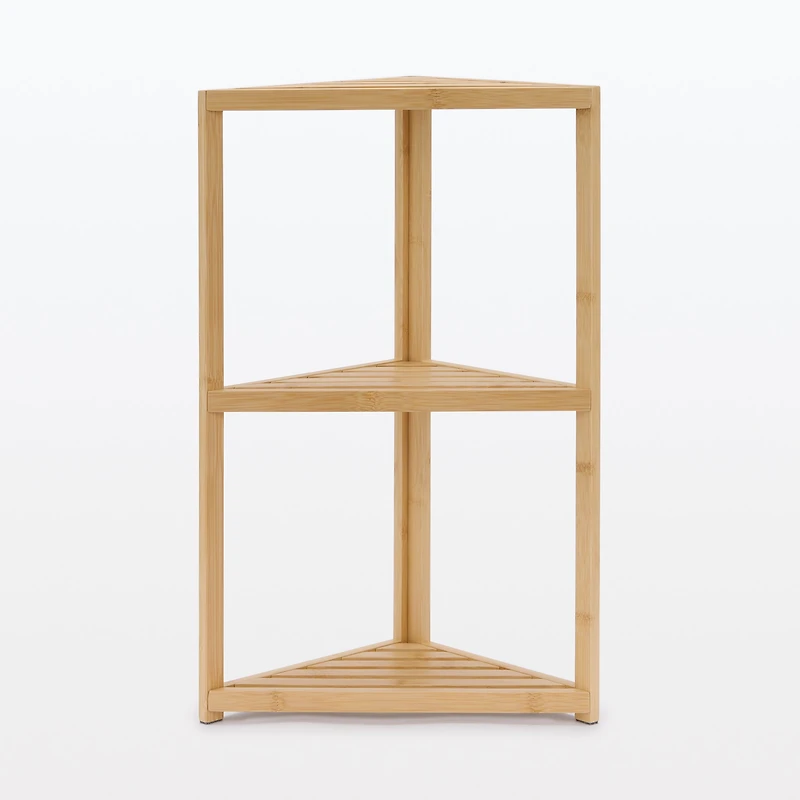 Bamboo Corner Rack 3 Tier