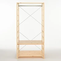 Pine Shelf Unit - Wardrobe
