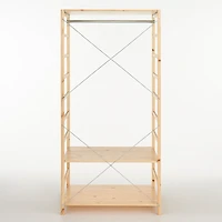 Pine Shelf Unit - Wardrobe