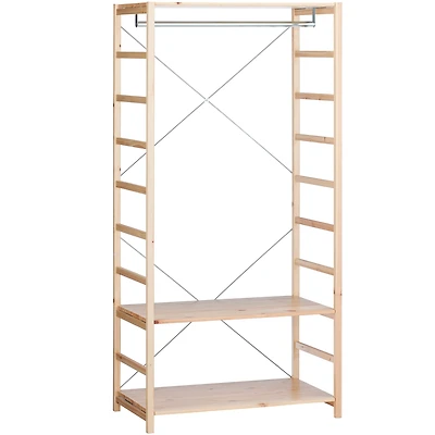 Pine Shelf Unit - Wardrobe