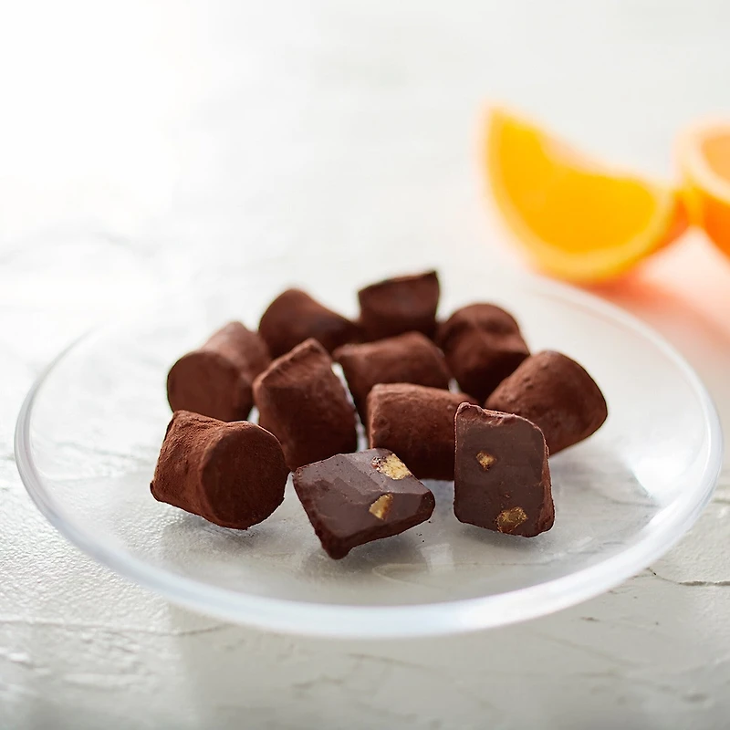 Orange Peel Cacao Truffles