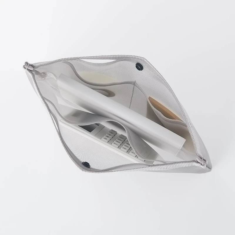 Nylon Mesh Bag Organizer A5 - Grey