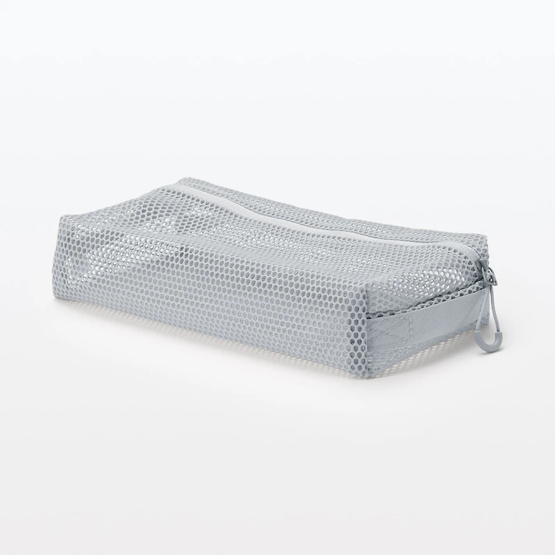 Gusset Mesh Case Medium - Grey