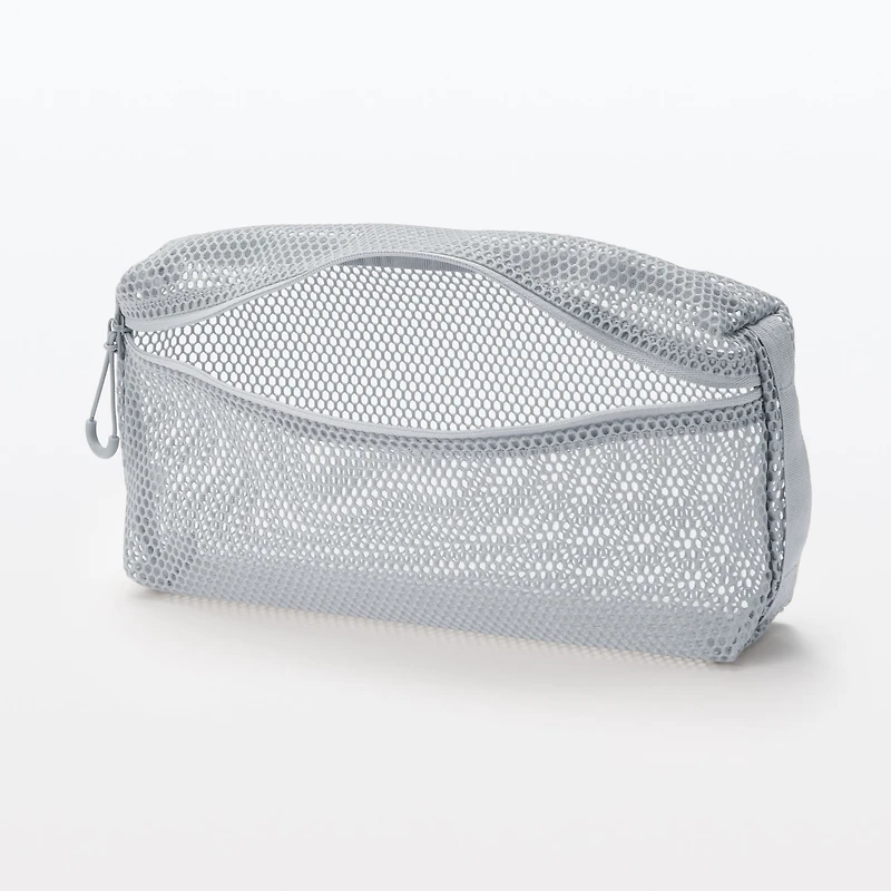 Gusset Mesh Case Medium - Grey