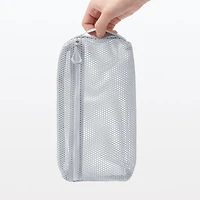 Gusset Mesh Case Medium - Grey