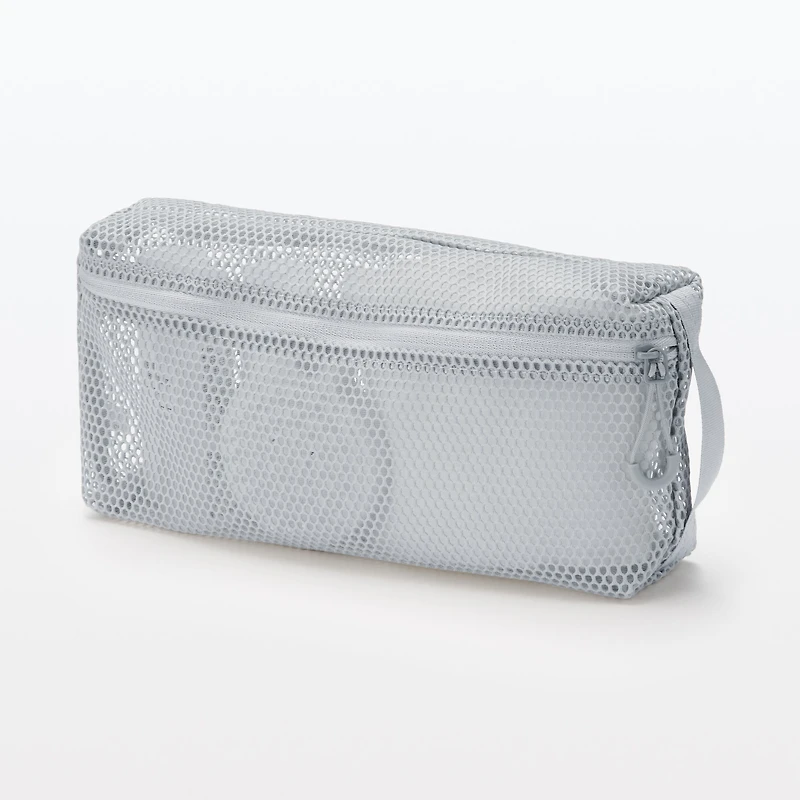 Gusset Mesh Case Medium - Grey