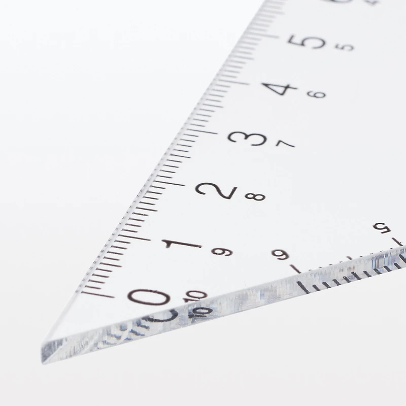 Acrylic Set Square - 45 Degrees