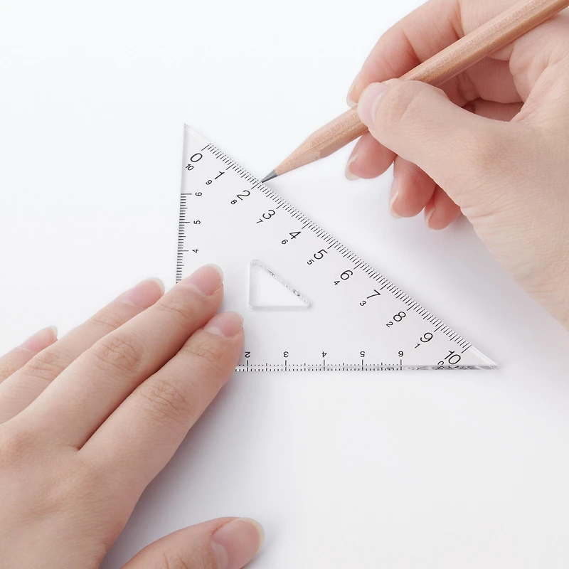 Acrylic Set Square - 45 Degrees
