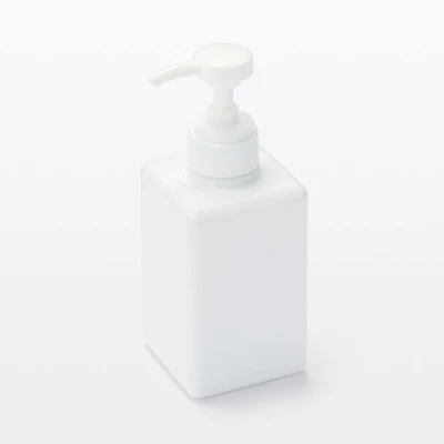 PET Refill Bottle - Pump Type White 400ml