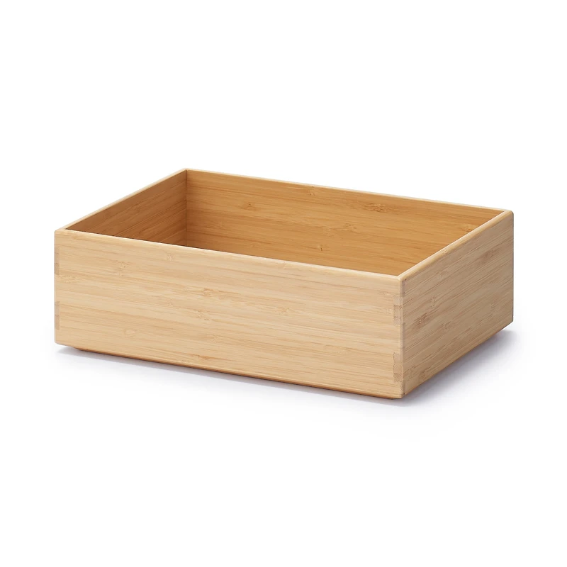 Stackable Bamboo Box - Half - Small W26 x D18.5 x H8.5 cm