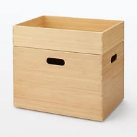 Stackable Bamboo Box - Large W37 x D26 x H24.5 cm