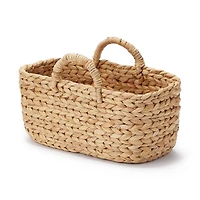 Water Hyacinth Basket - Oval - Small W37 x D18.5 x H16 cm