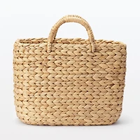 Water Hyacinth Basket - Large W37 x D18.5 x H26 cm