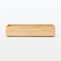Stackable Bamboo Organiser Box - Small W8.5 x D26 x H5.5 cm