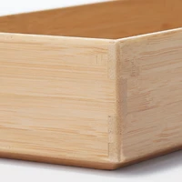 Stackable Bamboo Organizer Box - Large W11.5 x D34 x H5.5 cm