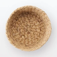 Water Hyacinth Basket - Round - Shallow Dia. 25 x H16 cm