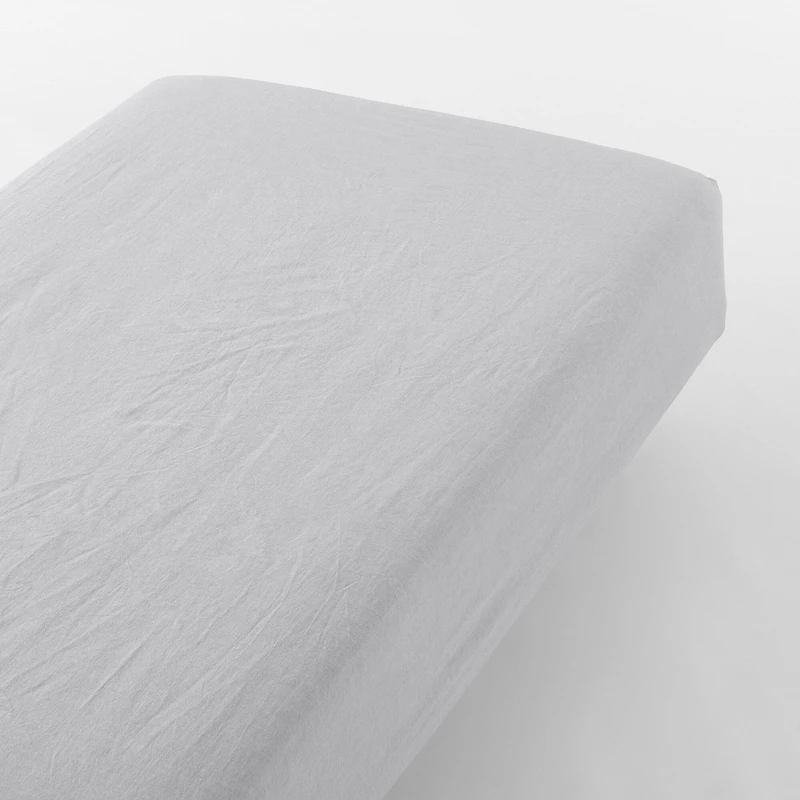 Washed Cotton Fitted Sheet