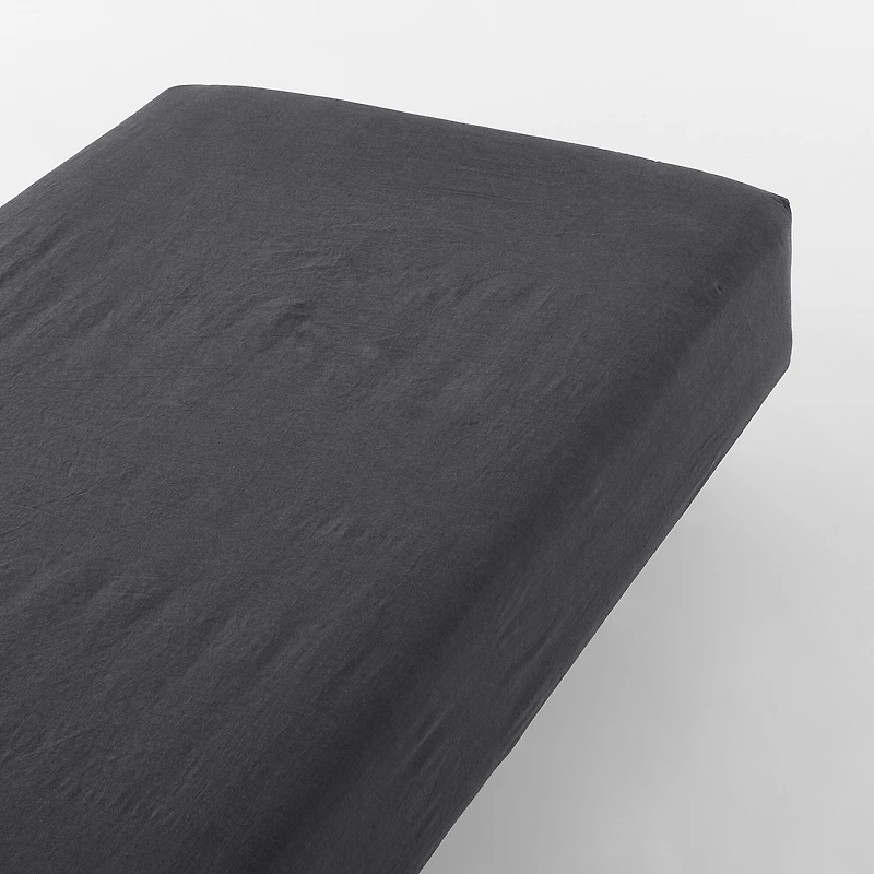 Washed Cotton Fitted Sheet